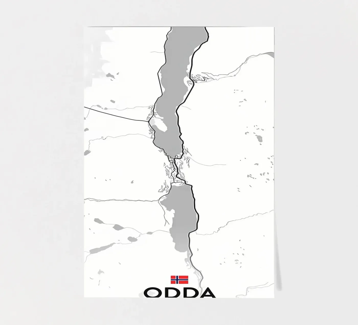 Odda NEE stickervel van Jacob W MICKELSON