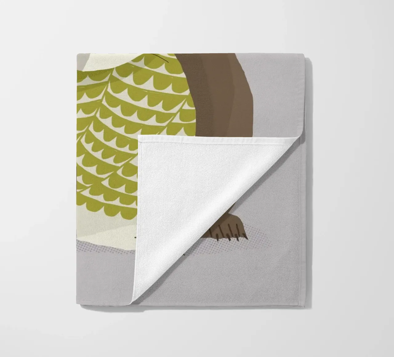 Launischer Wombat Strandtuch von The Printed Sparrow