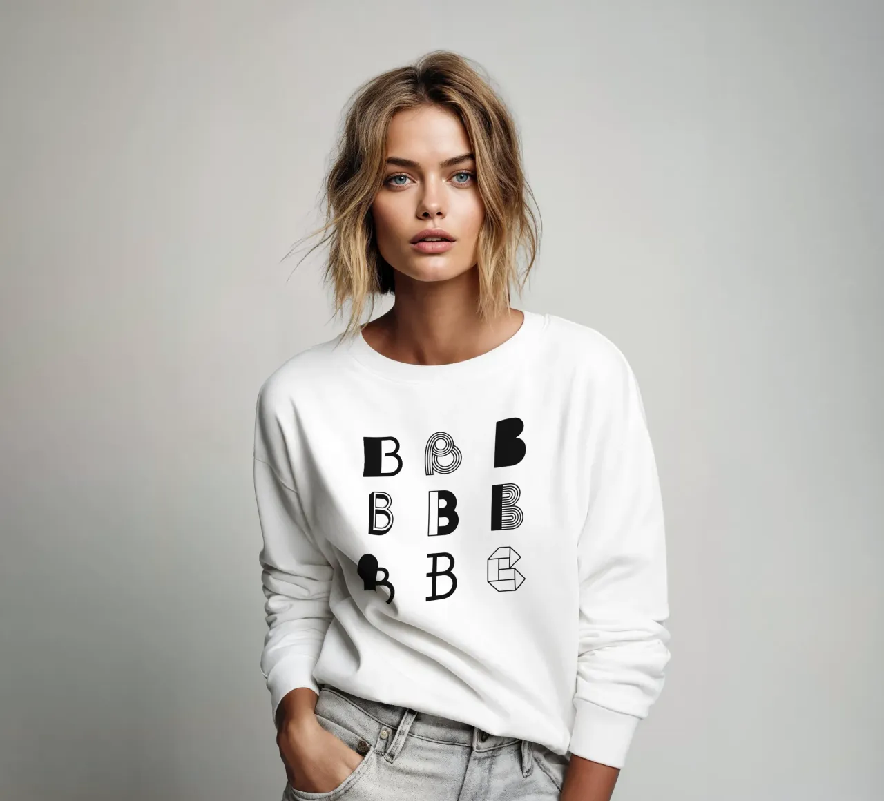 Letter B felpa da Lidia Blomgren