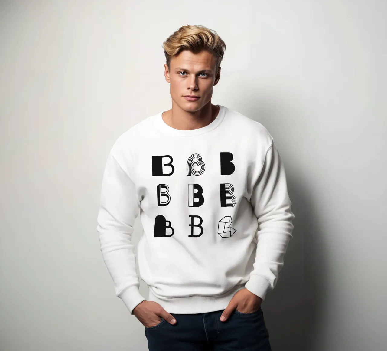 Letter B felpa da Lidia Blomgren
