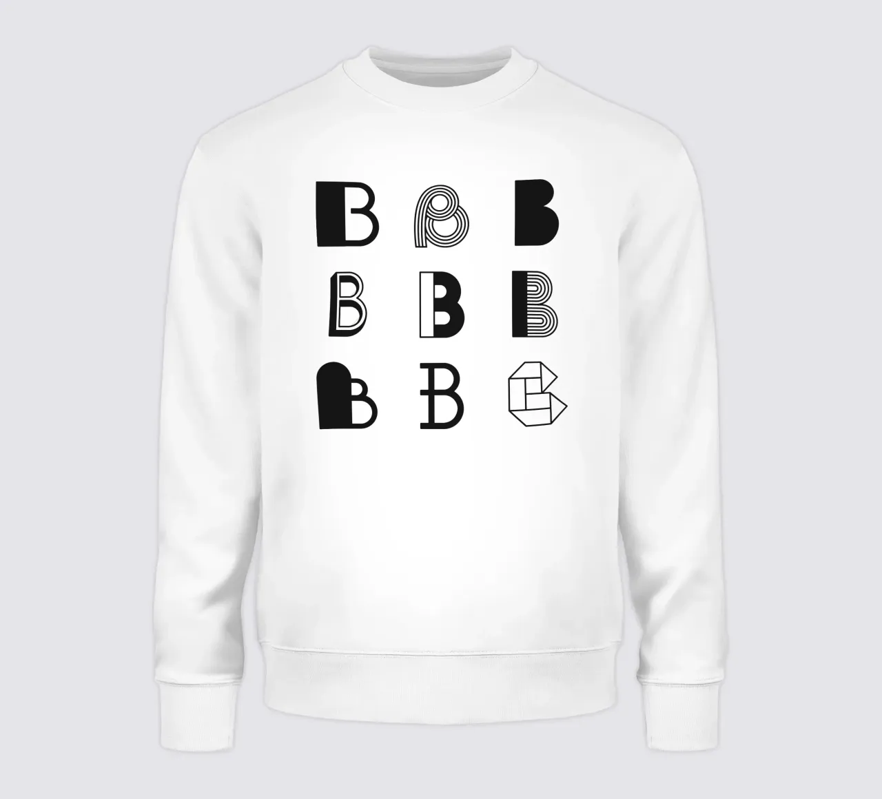 Letter B felpa da Lidia Blomgren
