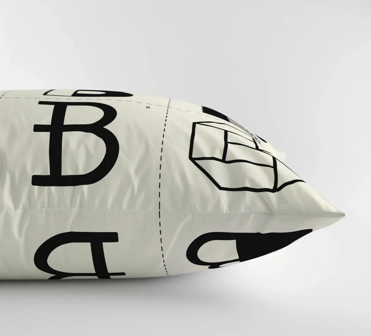 Letter B cuscino da Lidia Blomgren