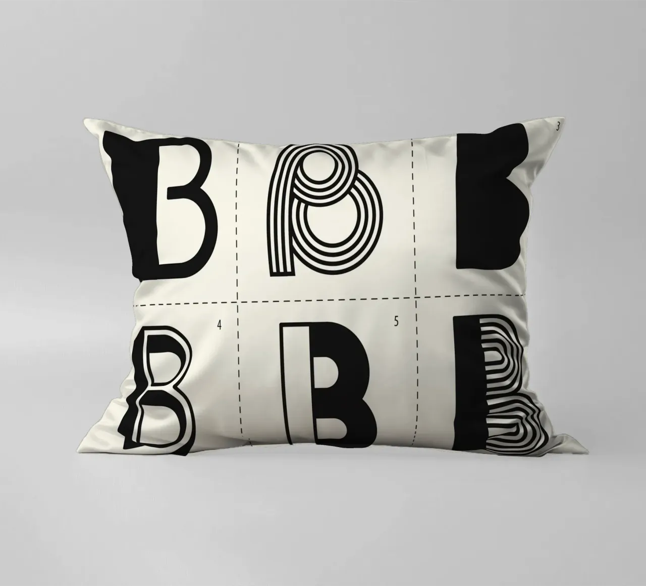 Letter B cuscino da Lidia Blomgren
