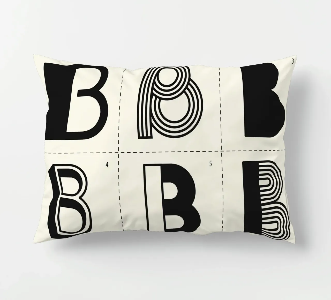 Letter B cuscino da Lidia Blomgren