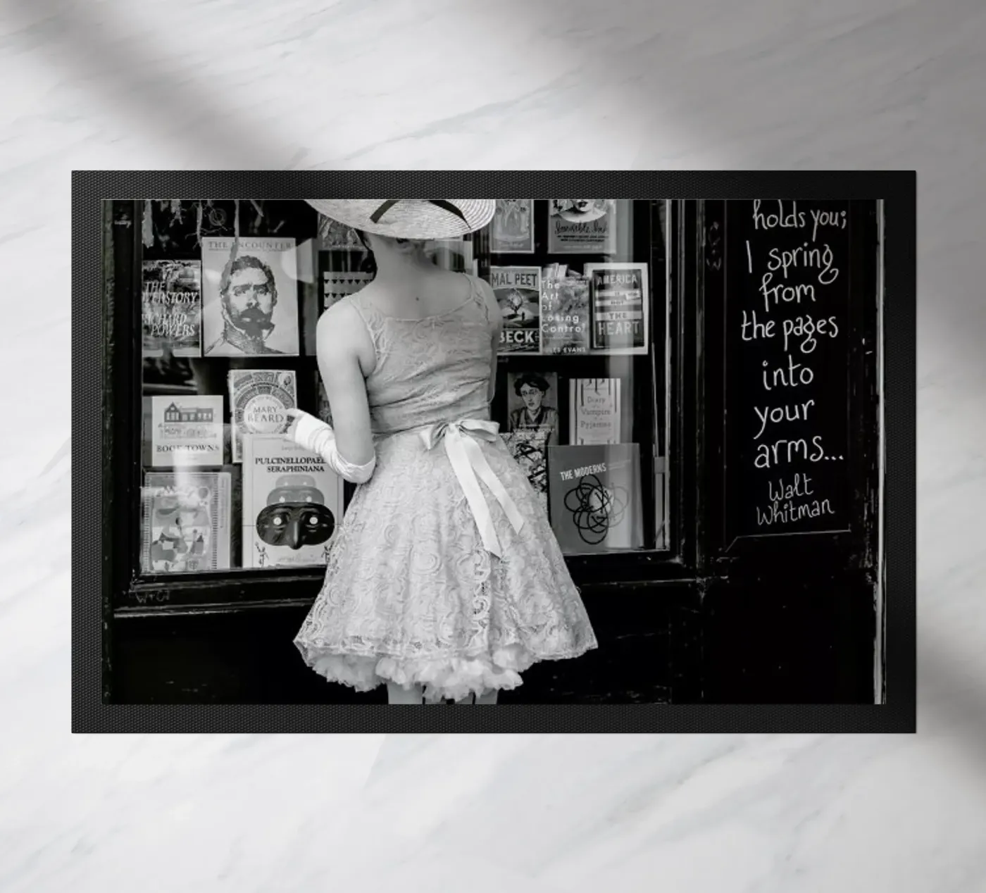 Window Shopping deurmat van Magdalena Martin Photography