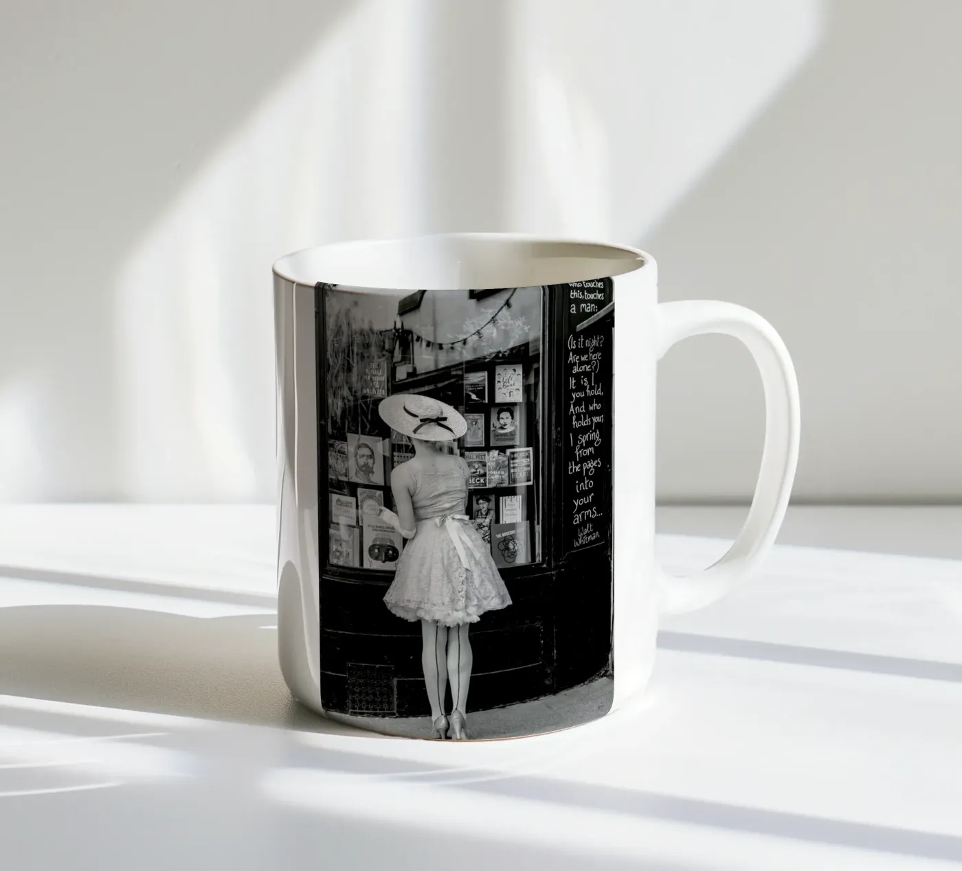 Window Shopping ceramic mug by Magdalena Martin Photography