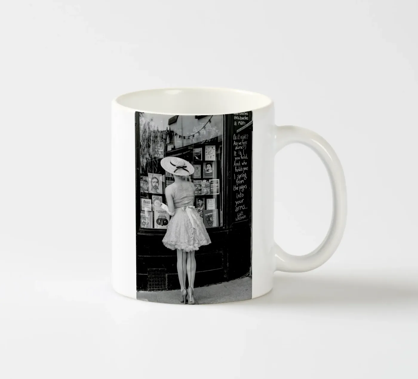 Window Shopping ceramic mug by Magdalena Martin Photography