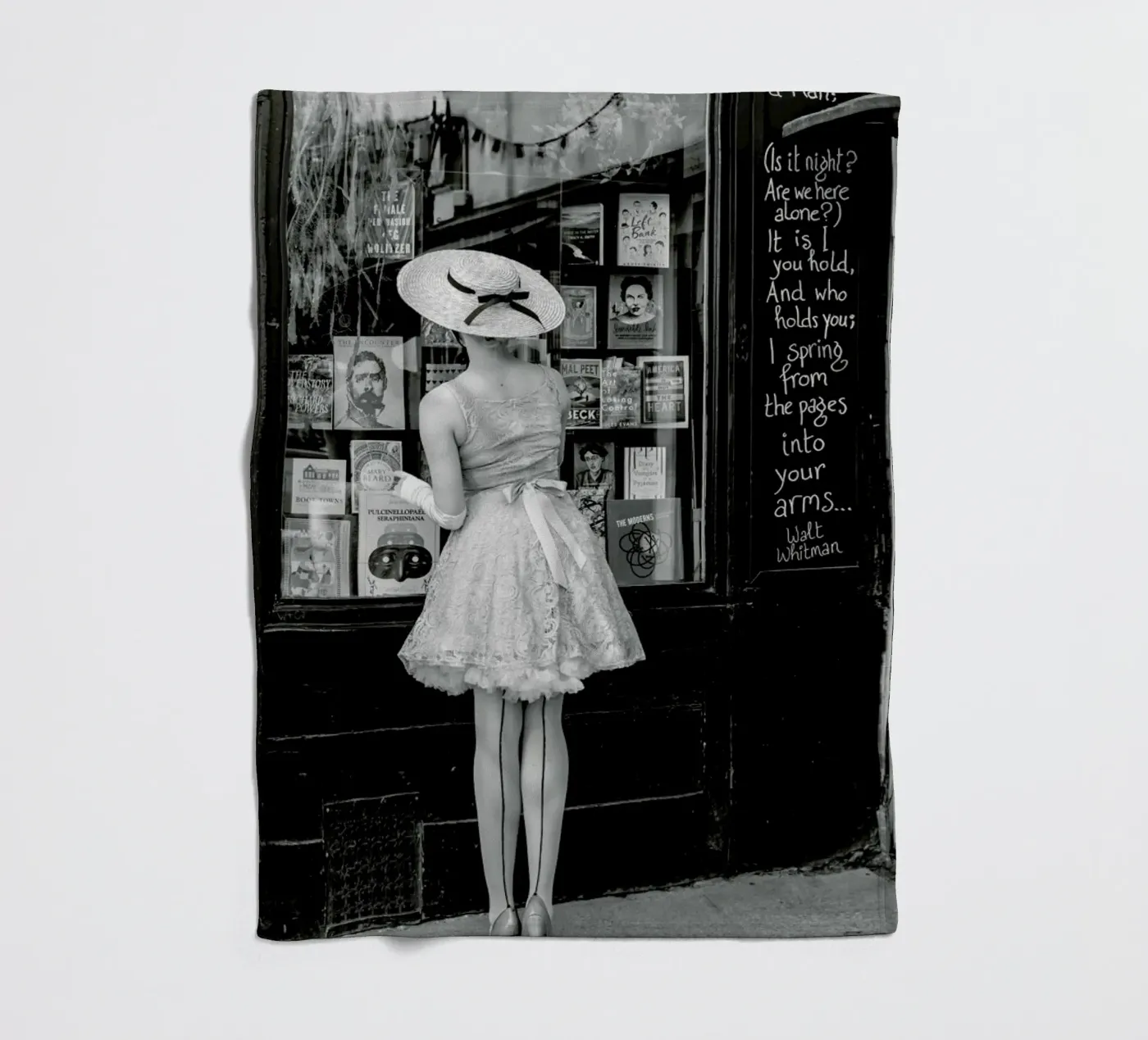 Window Shopping fleecedeken van Magdalena Martin Photography