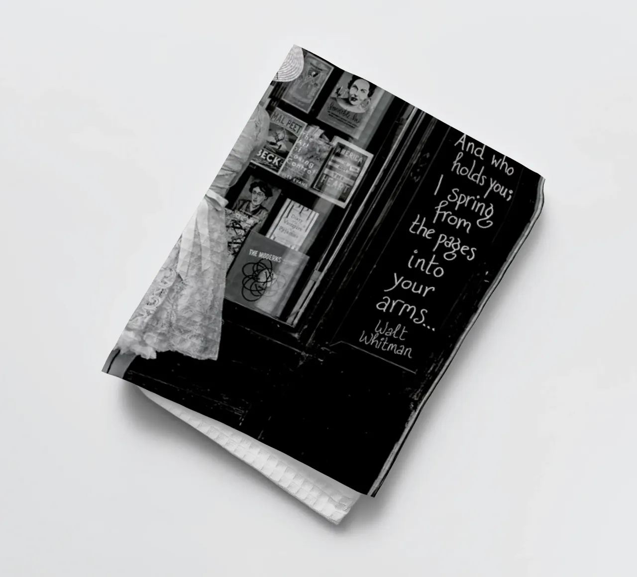 Window Shopping tea towel by Magdalena Martin Photography
