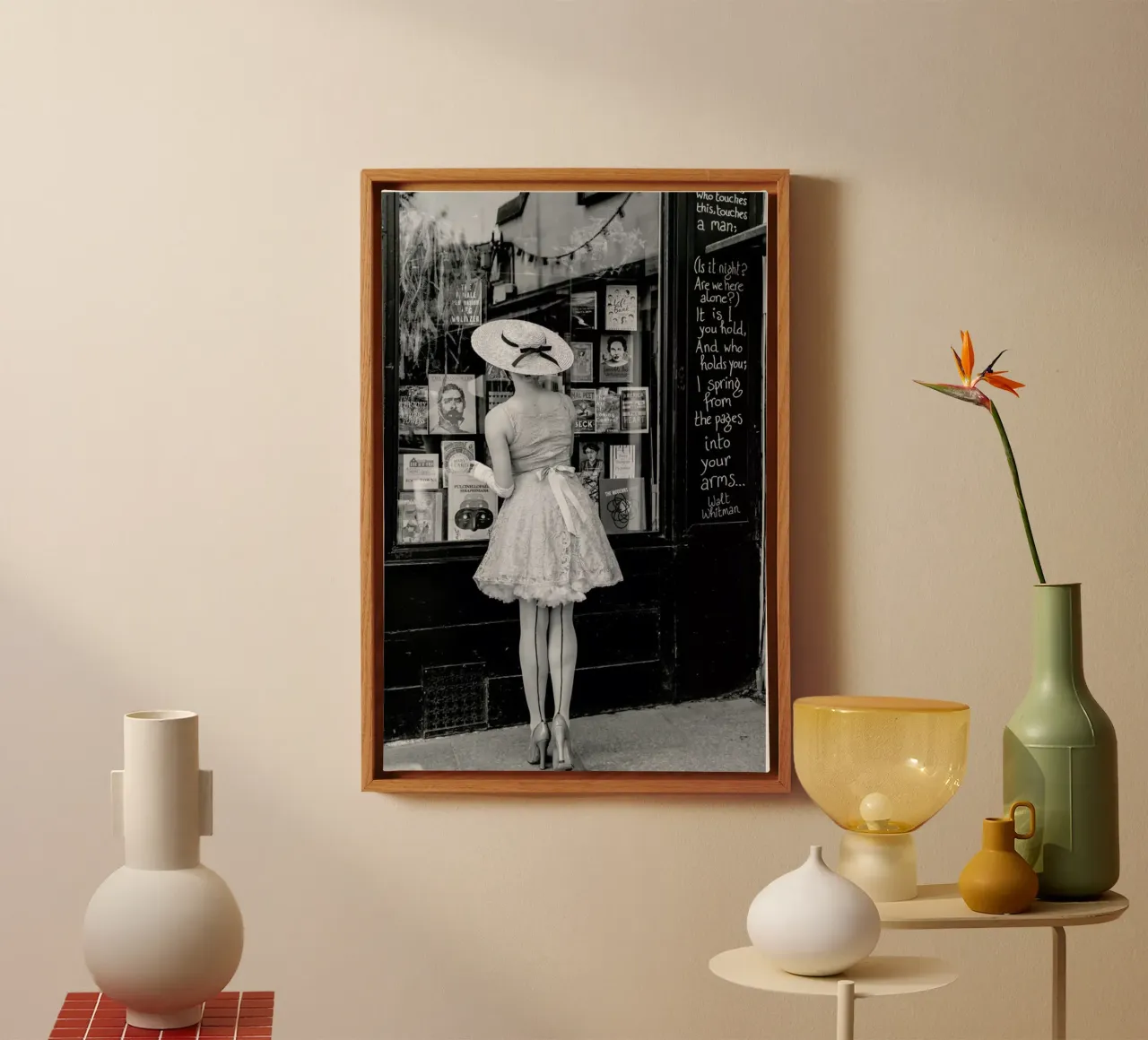 Window Shopping canvas with Floater frame by Magdalena Martin Photography