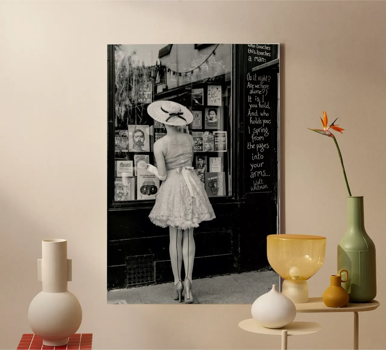 Window Shopping canvas with Floater frame by Magdalena Martin Photography