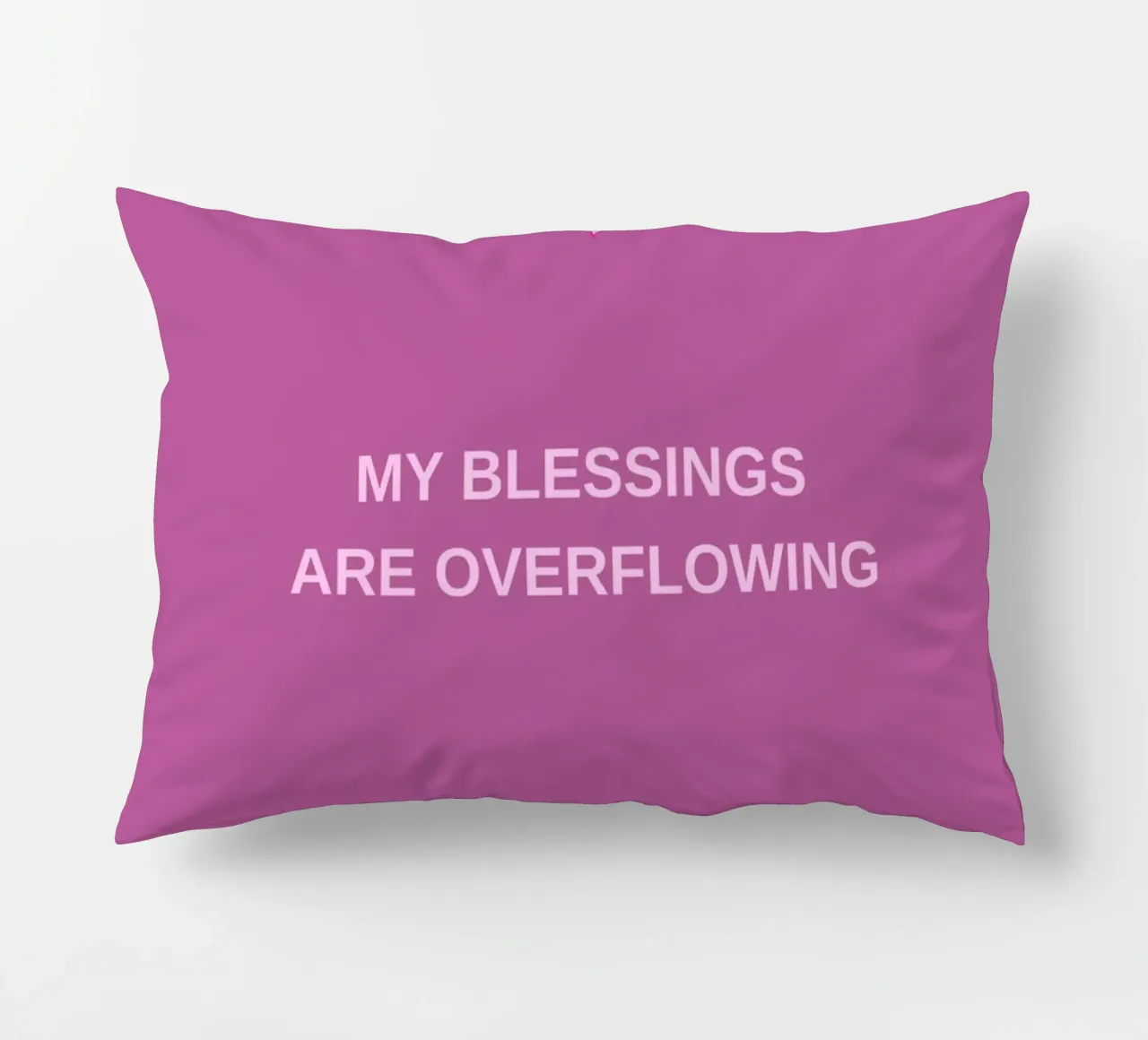 Overflow of Blessings Kissen von Mauve