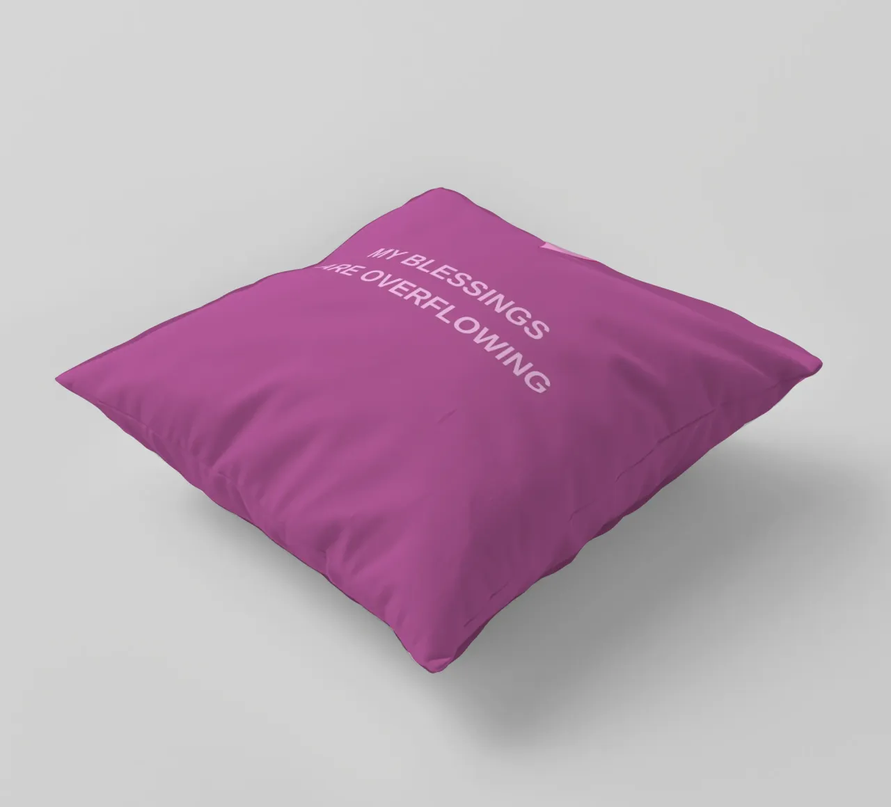 Overflow of Blessings Kissen von Mauve