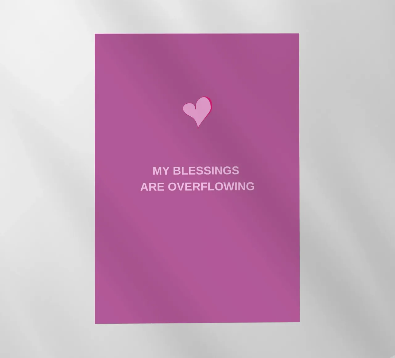 Overflow of Blessings pellicola backlit da Mauve