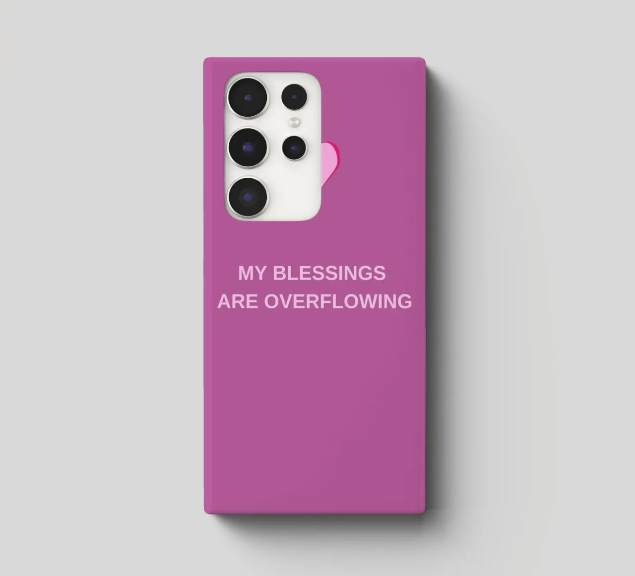 Overflow of Blessings cover samsung da Mauve