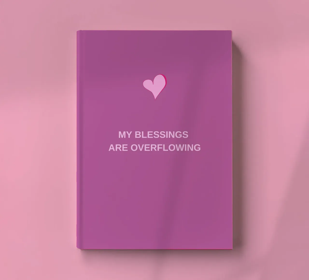 Overflow of Blessings notebook by Mauve