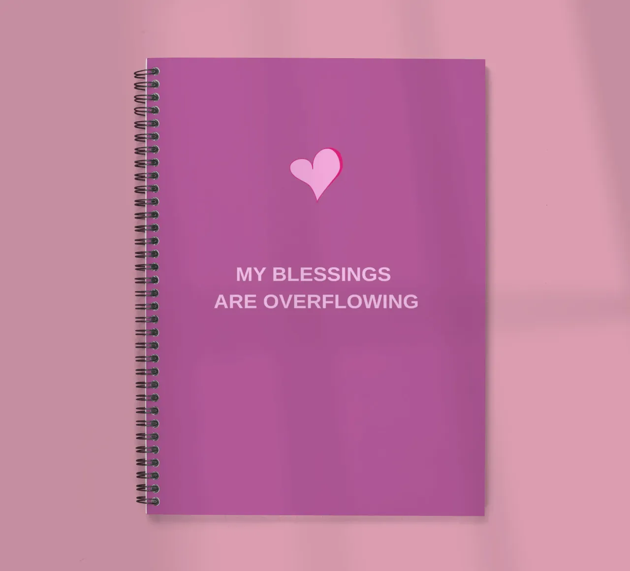 Overflow of Blessings diario ad anelli da Mauve