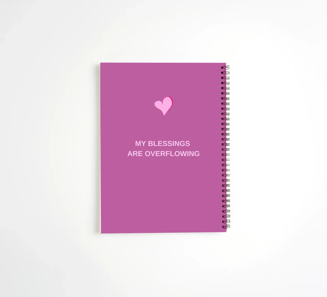 Overflow of Blessings diario ad anelli da Mauve