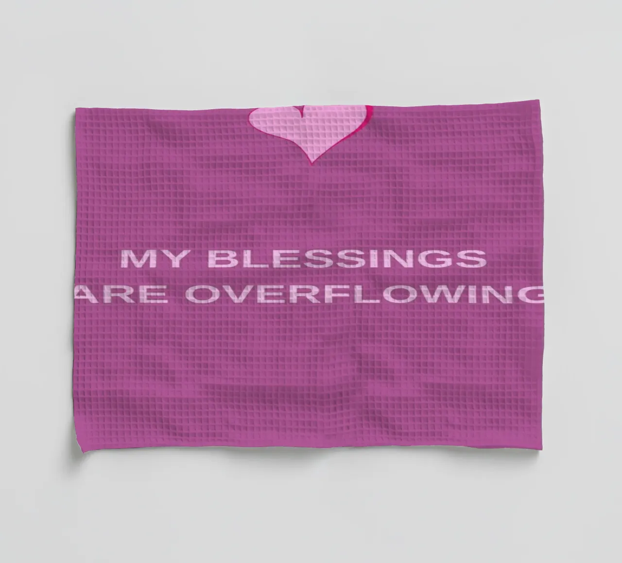 Overflow of Blessings Geschirrtuch von Mauve