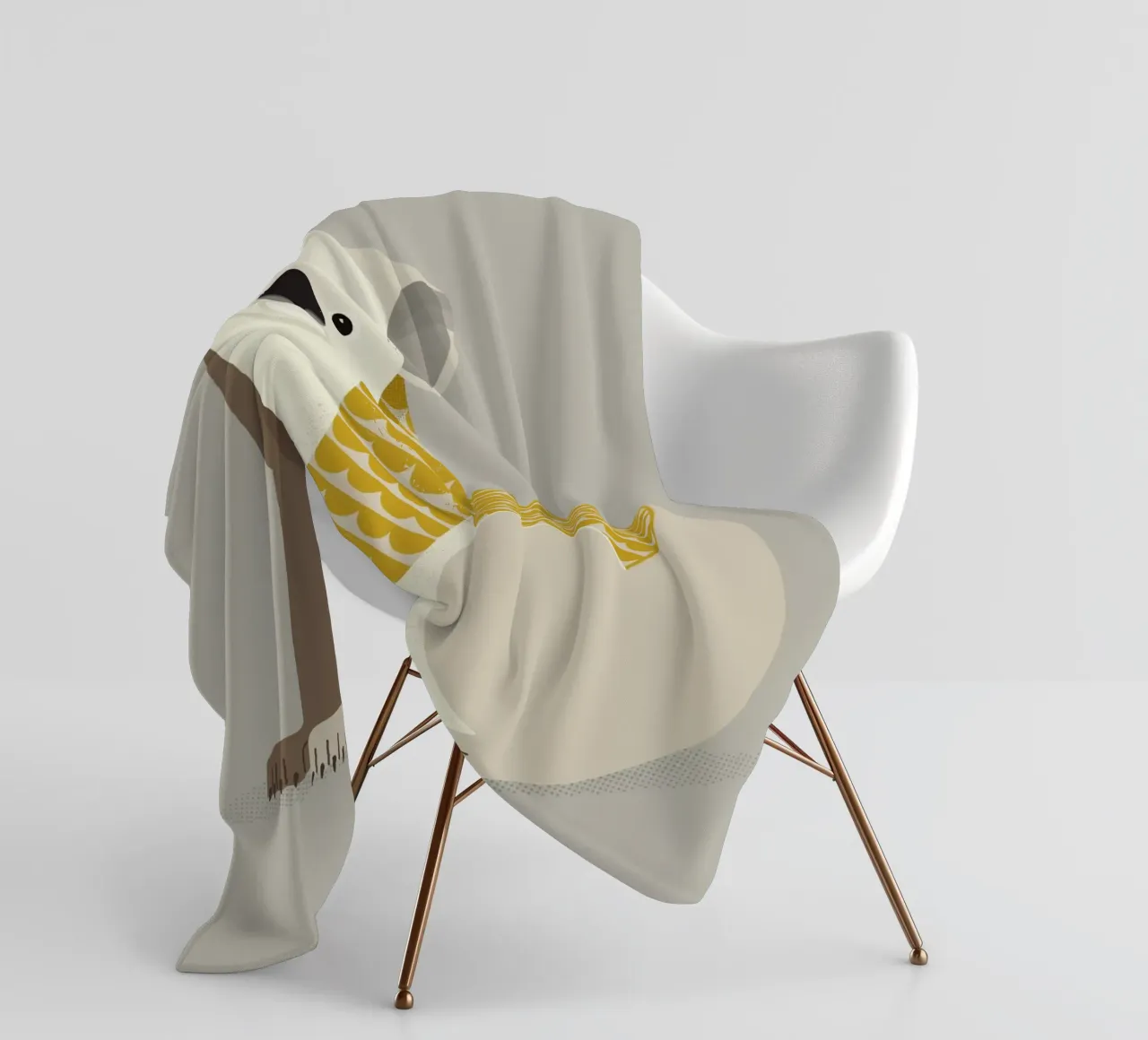 Koala stravagante coperta in pile da The Printed Sparrow