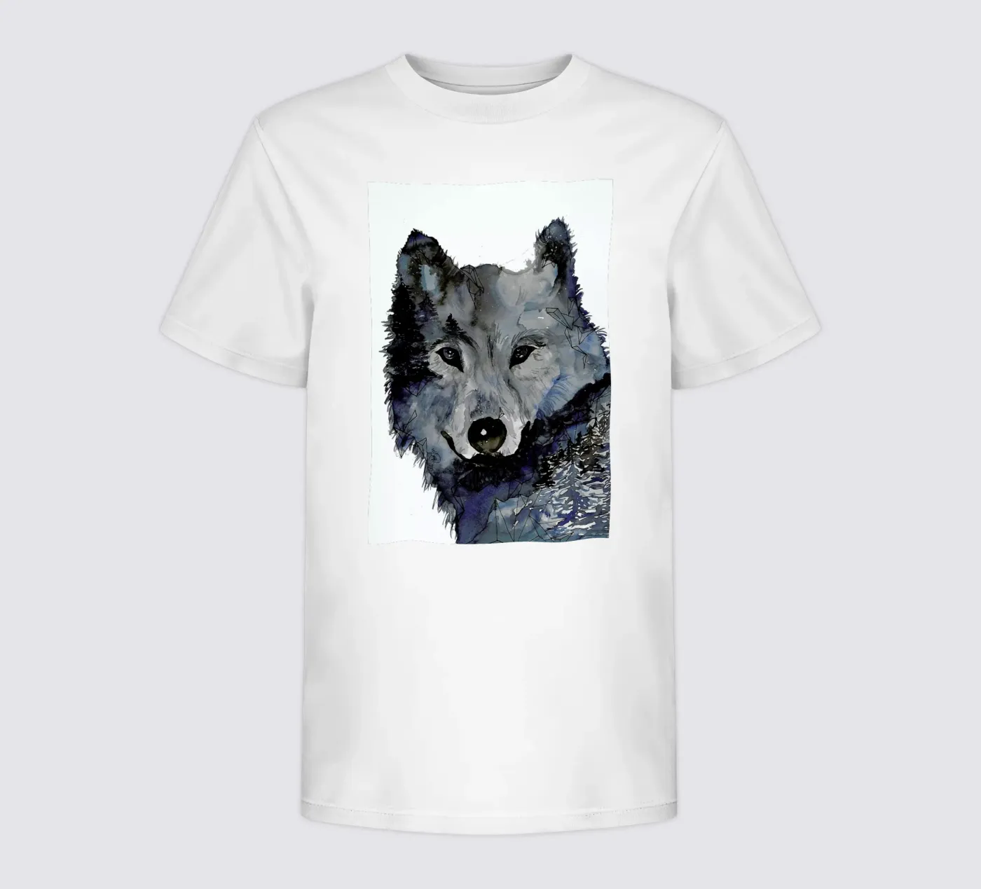Nightwolf kinder t-shirt van Larissa van der Laan