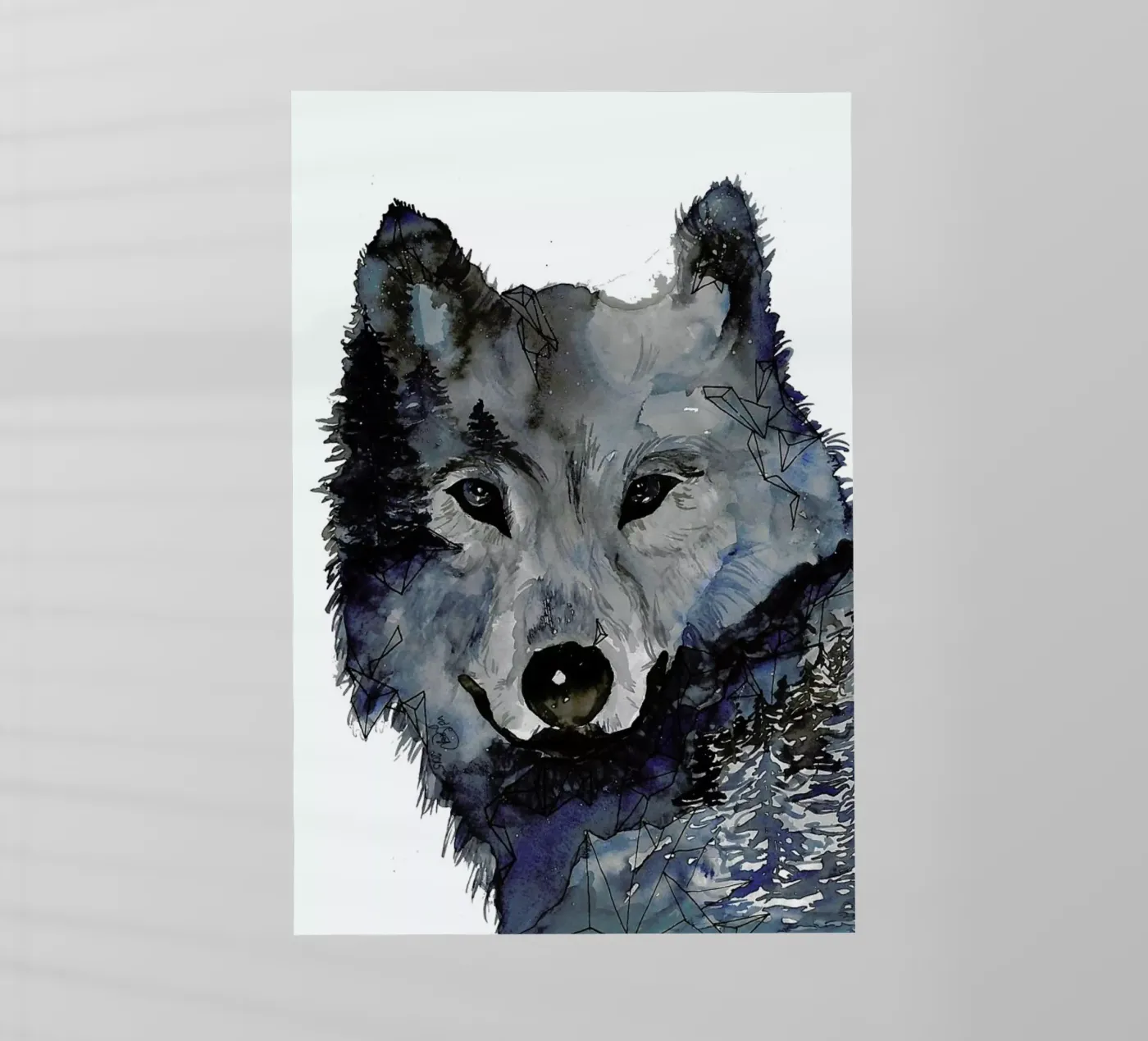 Nightwolf pellicola backlit da Larissa van der Laan