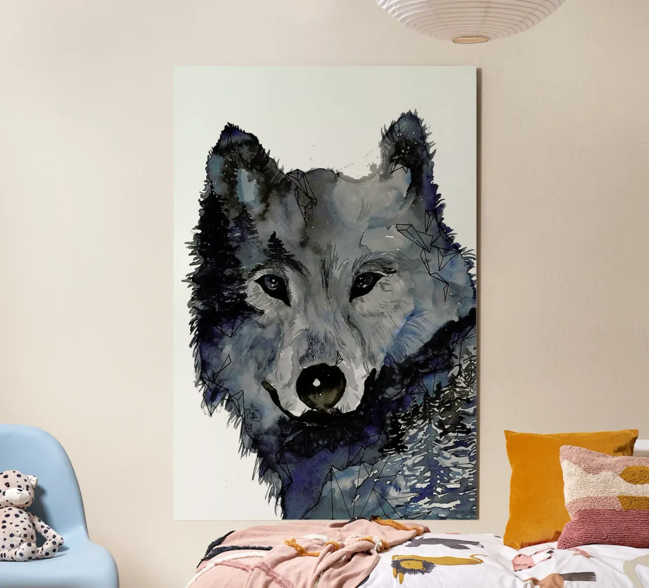 Nightwolf forex plate by Larissa van der Laan