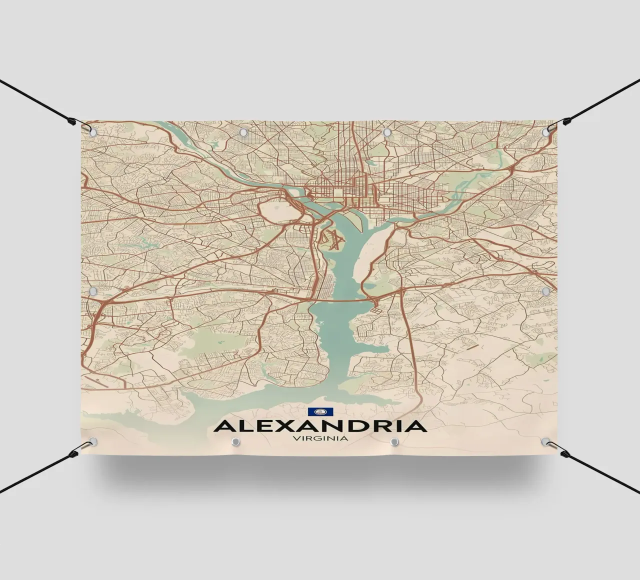 Alessandria d'Egitto VA telo in pvc da Jacob W MICKELSON