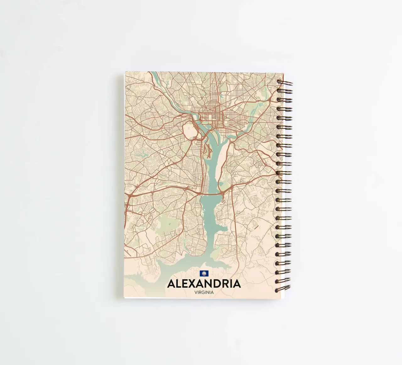 Alexandria VA spiral notebook by Jacob W MICKELSON