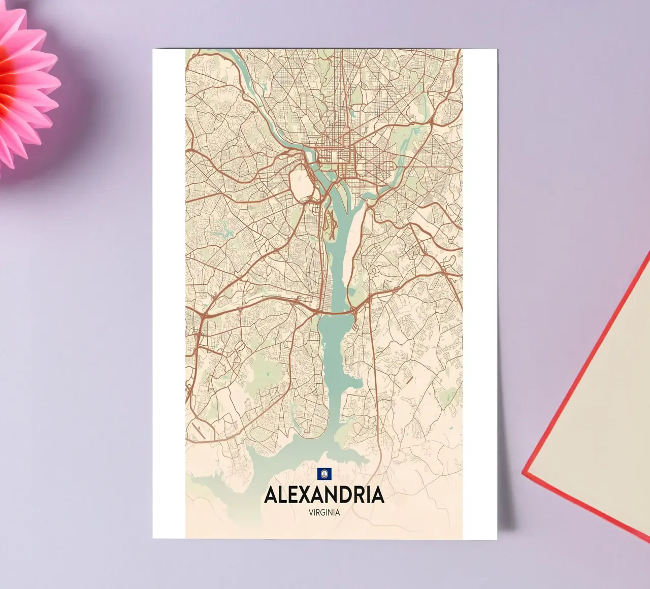 Alexandria VA sticker sheet by Jacob W MICKELSON