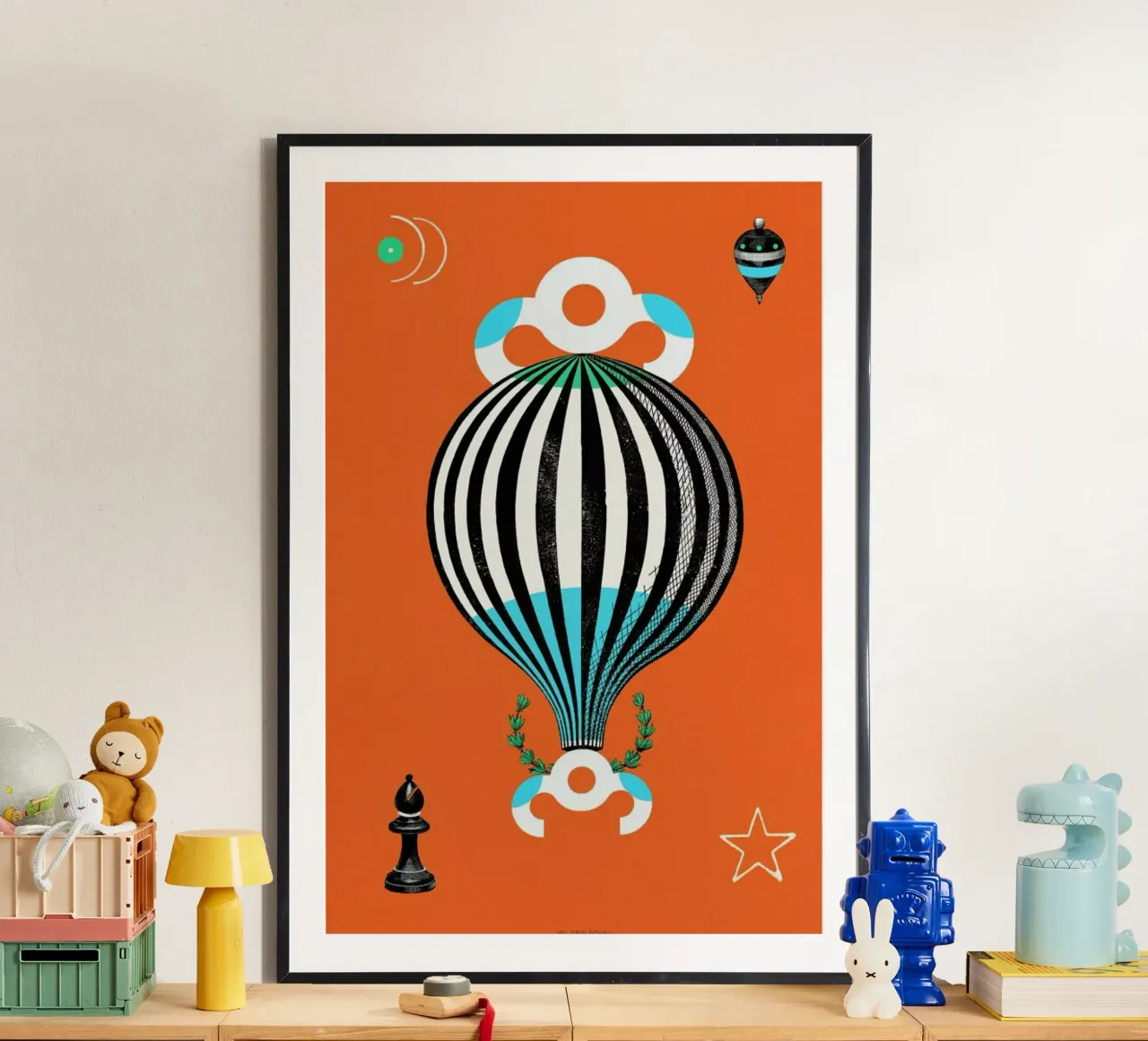 The Traveller Tarot Card poster con telaio in plastica da Kolorama