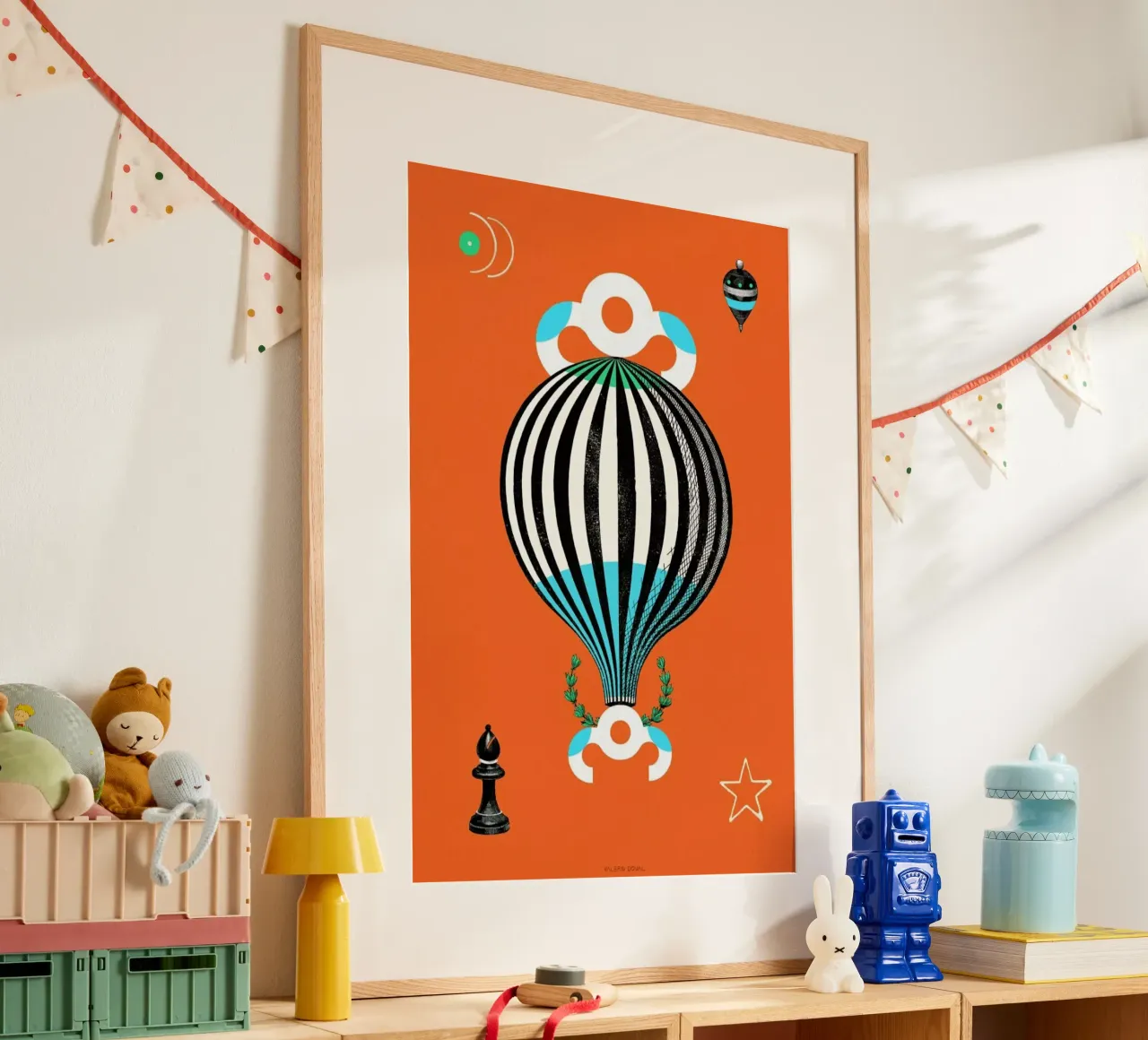 The Traveller Tarot Card poster con telaio in plastica da Kolorama