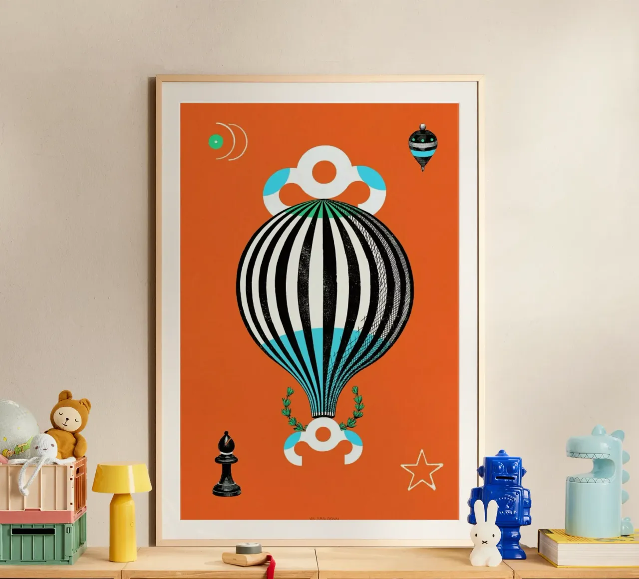 The Traveller Tarot Card poster con telaio in plastica da Kolorama