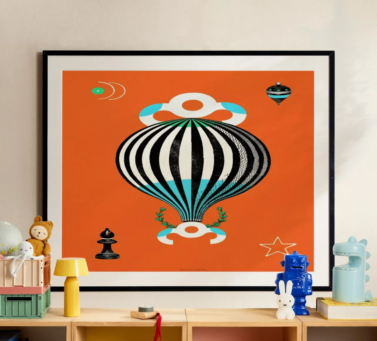 The Traveller Tarot Card poster con telaio in plastica da Kolorama