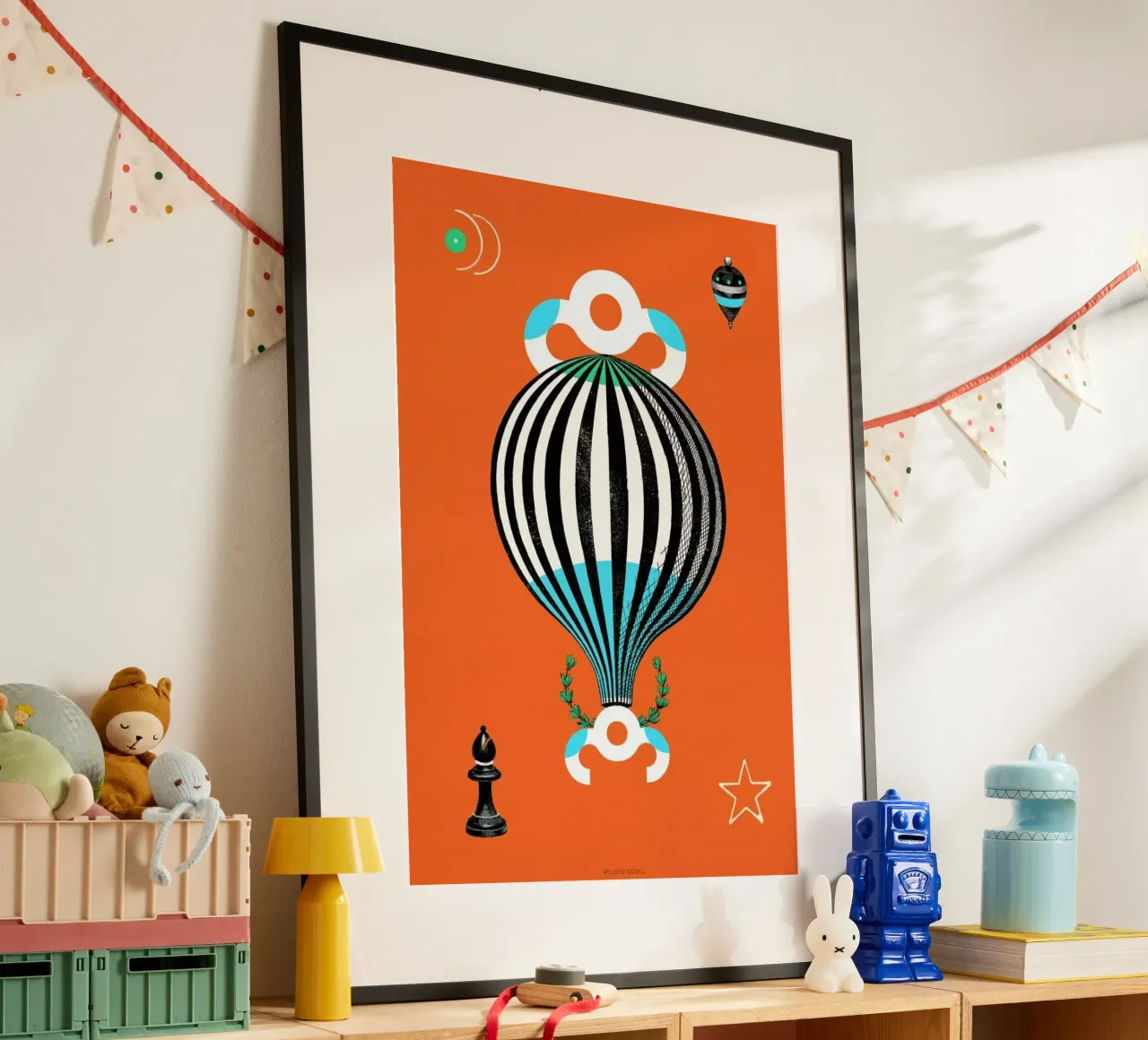 The Traveller Tarot Card poster con telaio in plastica da Kolorama