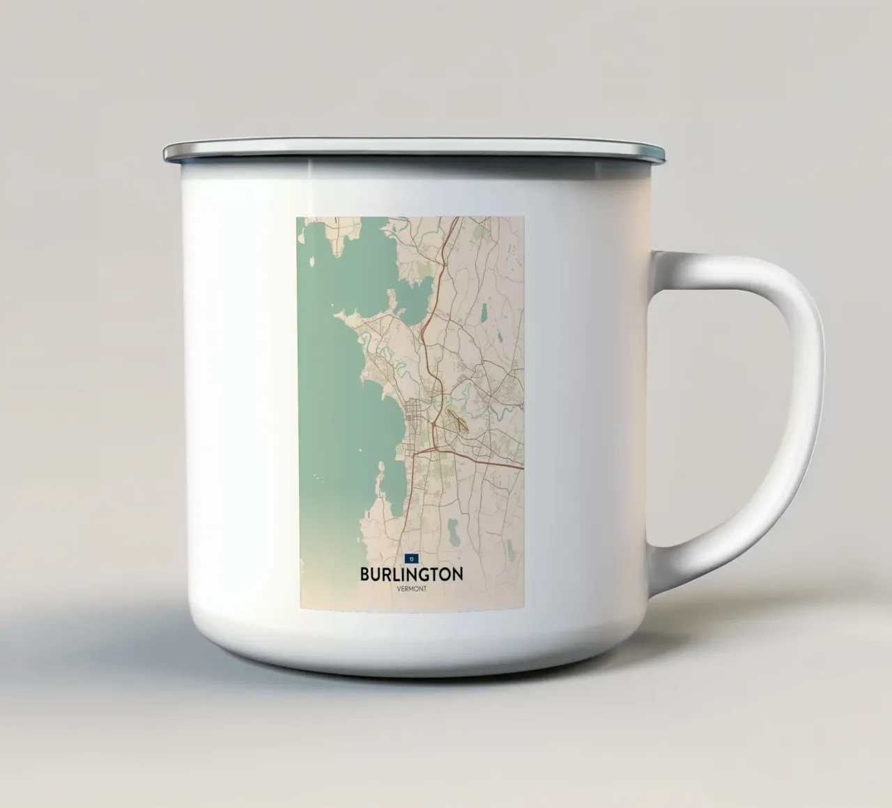 Burlington VT tazza in smalto da Jacob W MICKELSON