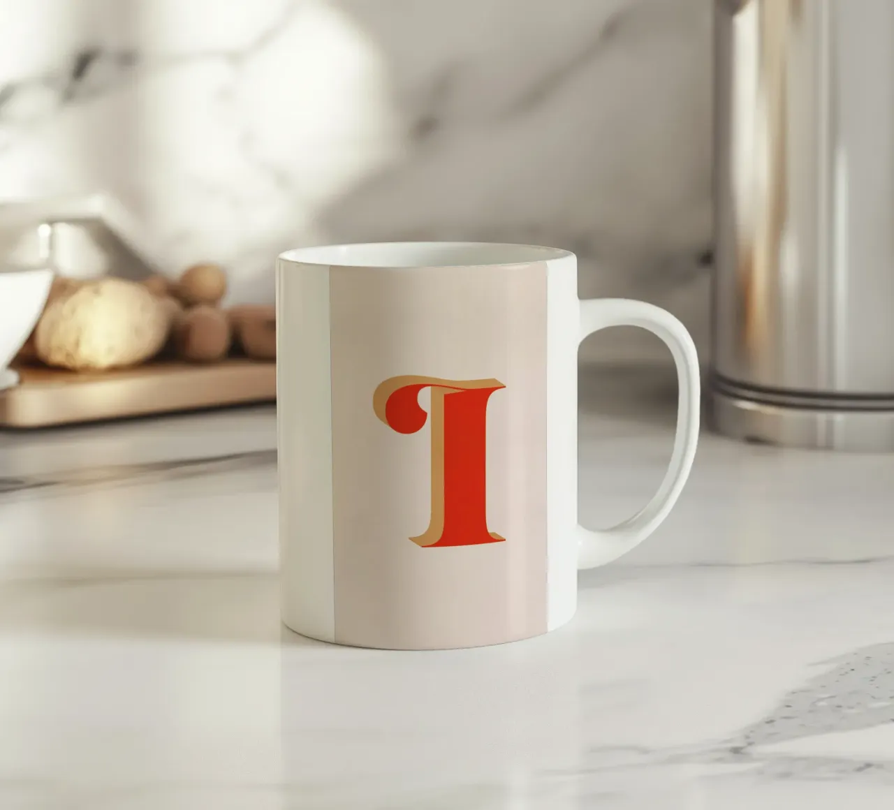 Red I Keramik Tasse von daylight design studio