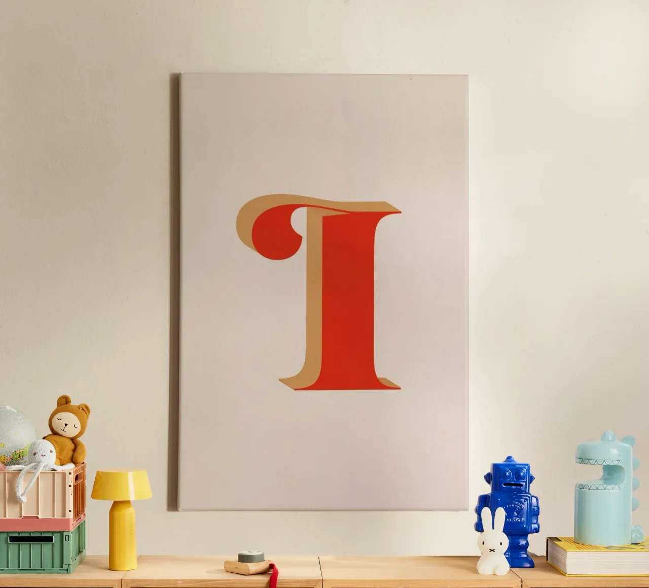 Red I tela con Cornice a cassetta da daylight design studio