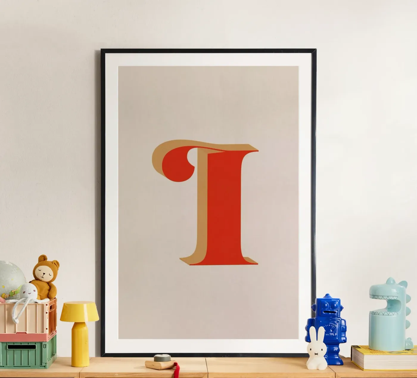 Red I poster van daylight design studio
