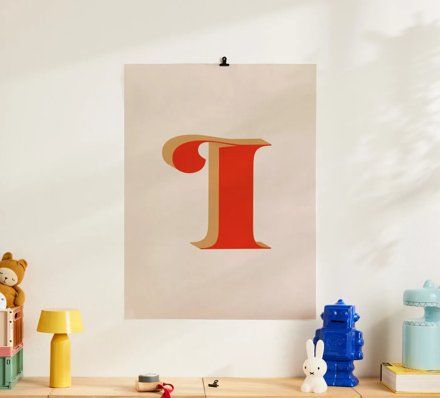 Red I poster van daylight design studio