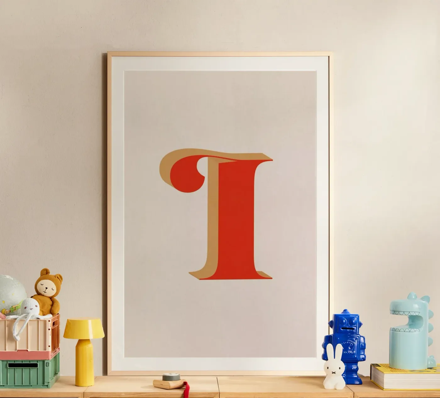 Red I poster van daylight design studio