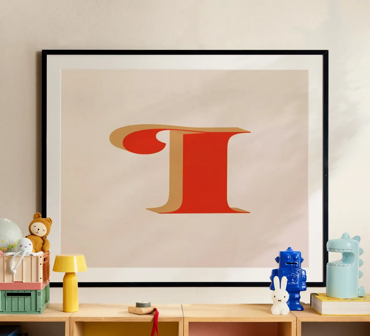 Red I poster da daylight design studio