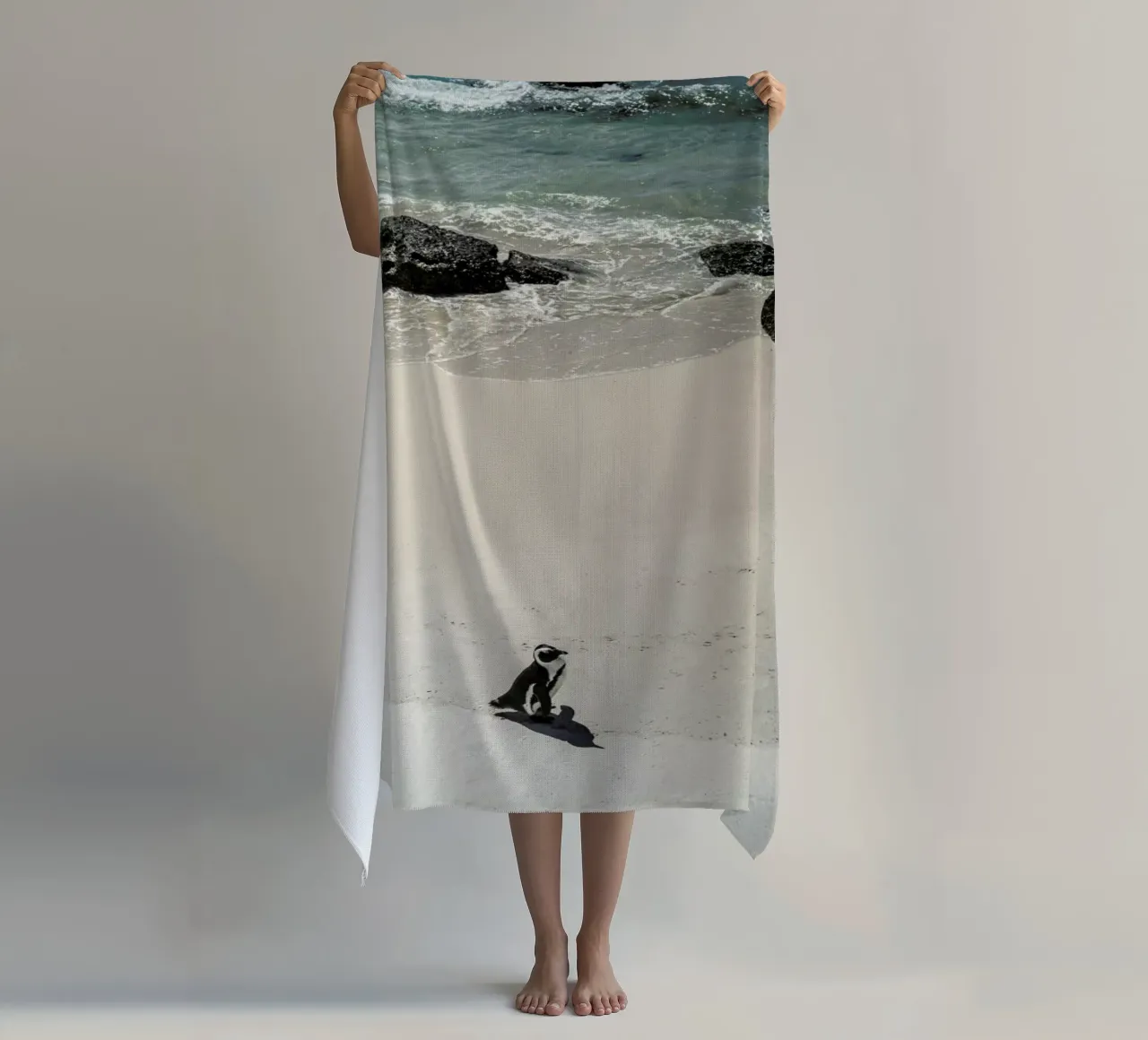Solo Penguin telo mare da Shot By Clint