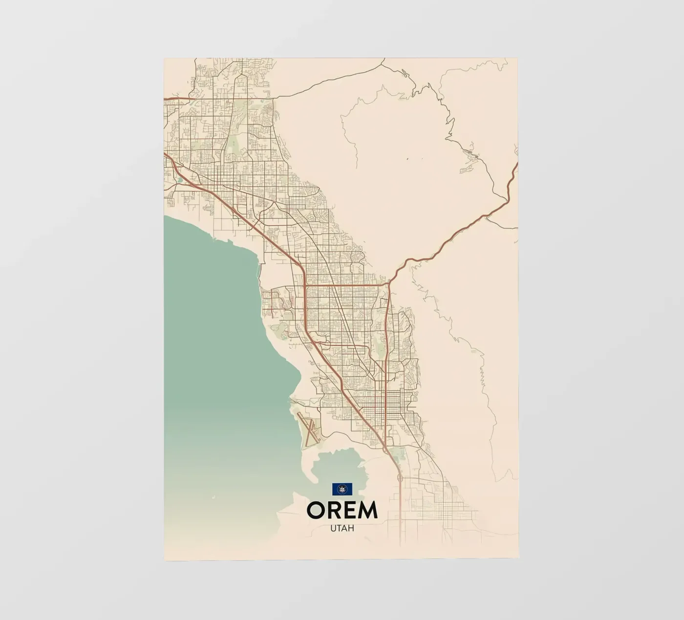 Orem UT fotobehang van Jacob W MICKELSON