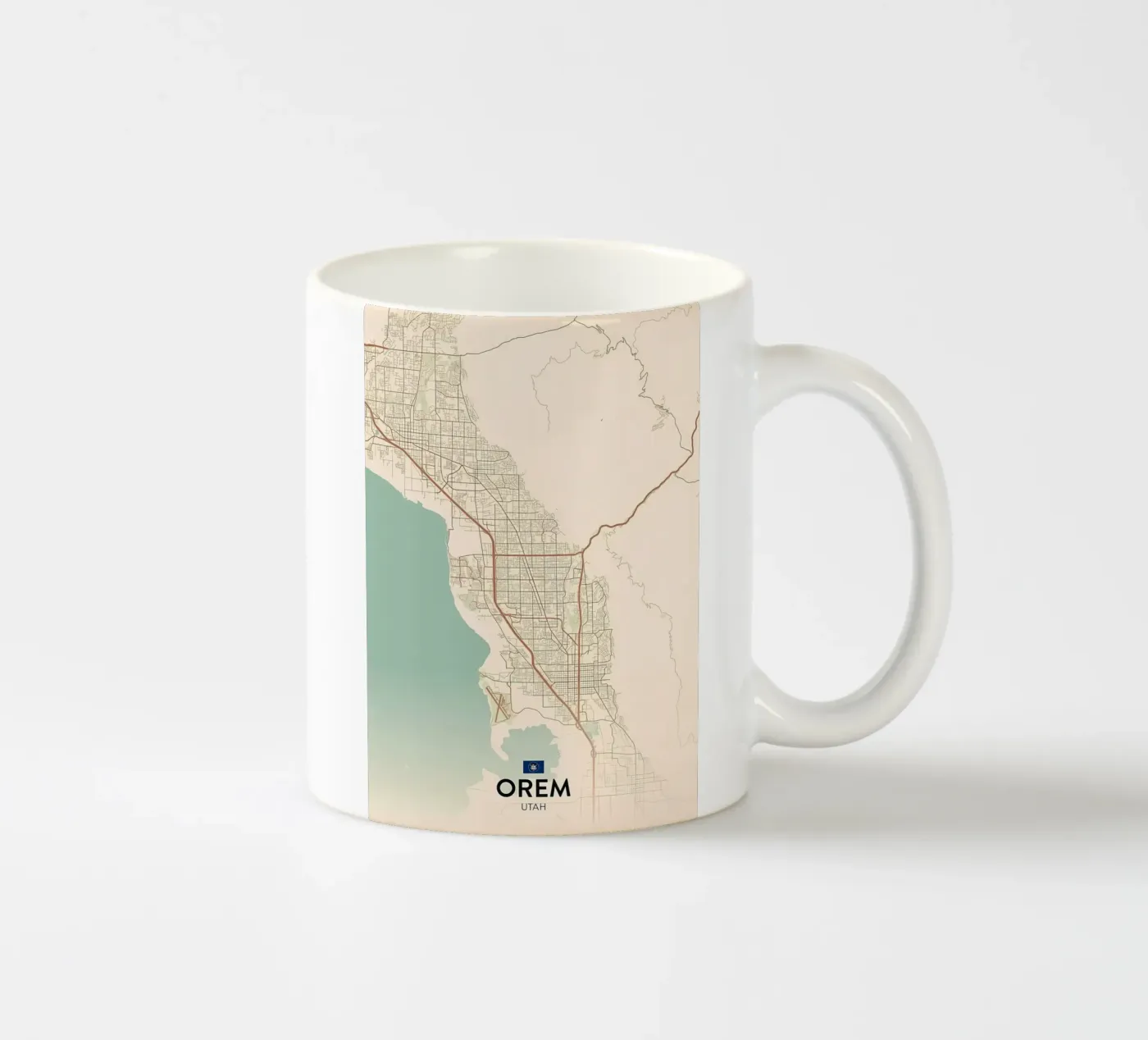 Orem UT ceramic mug by Jacob W MICKELSON