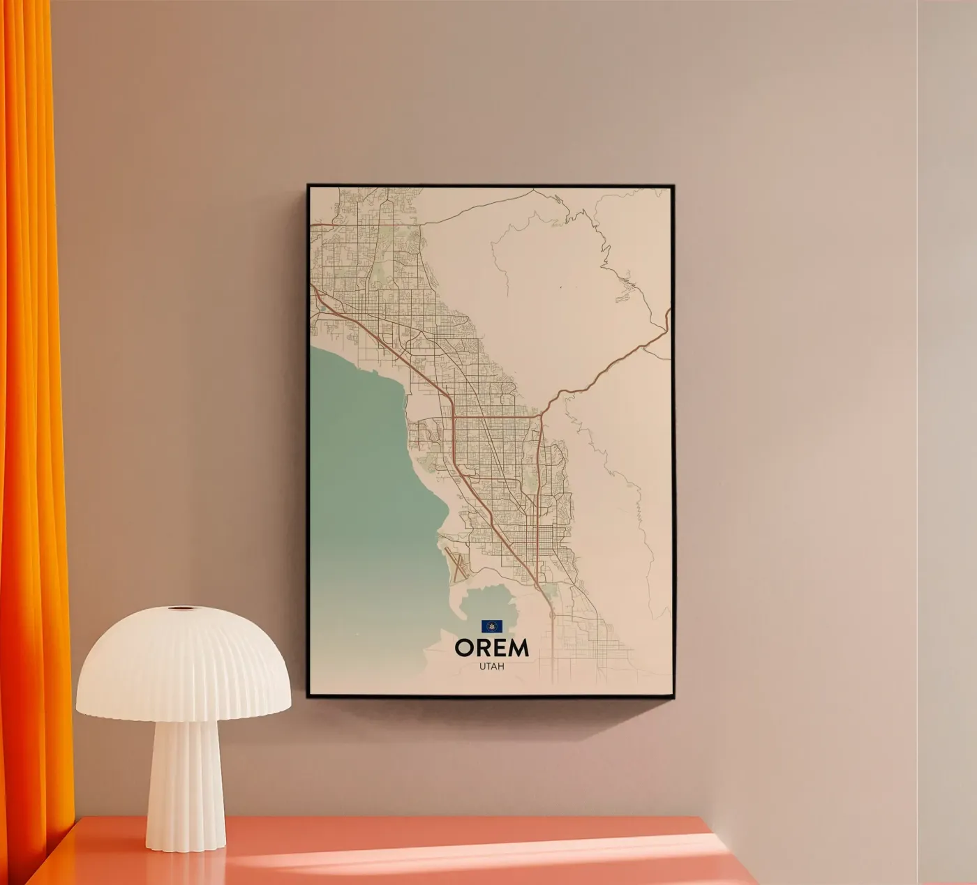 Orem UT acrylic glass by Jacob W MICKELSON