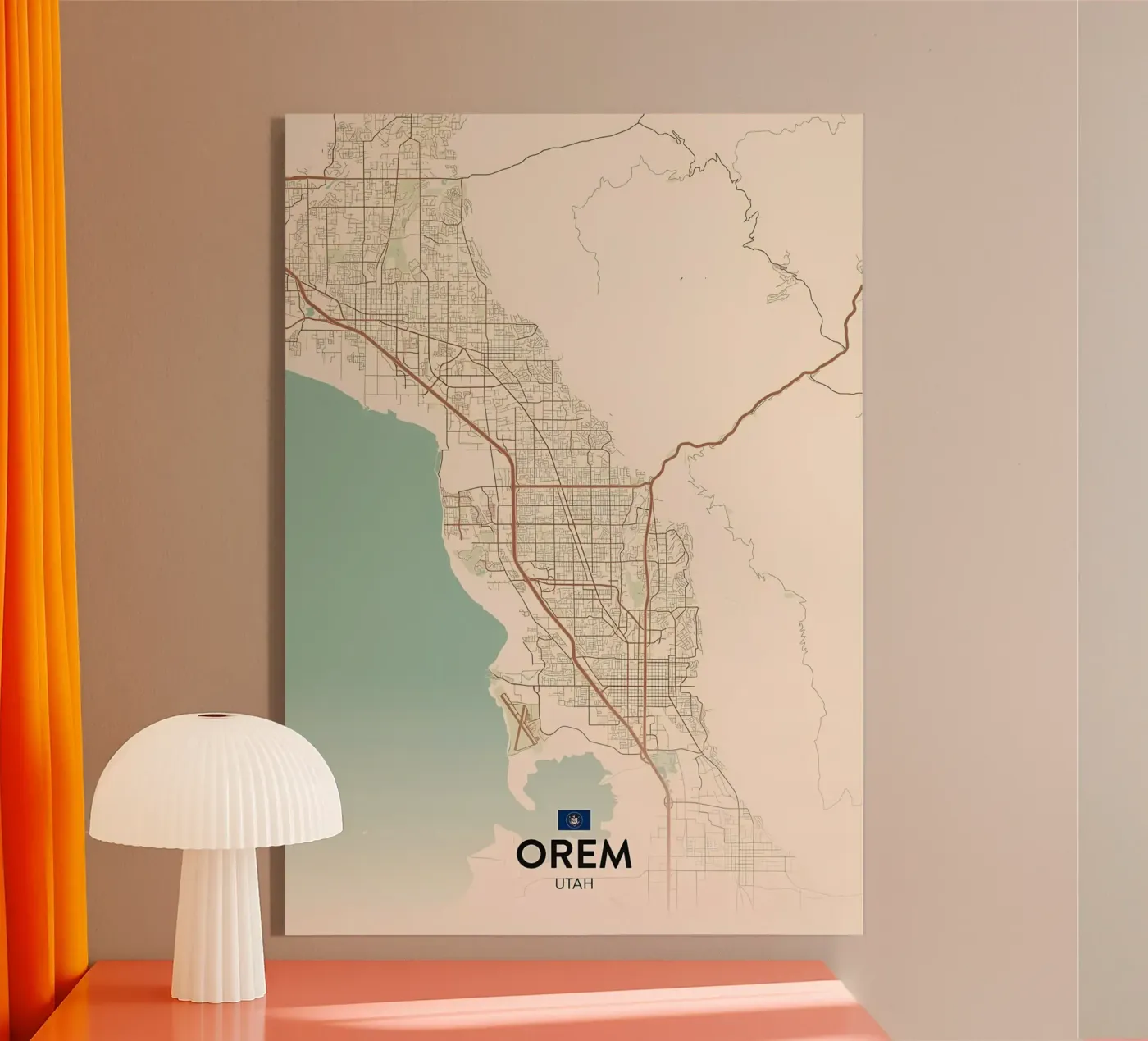 Orem UT acrylic glass by Jacob W MICKELSON