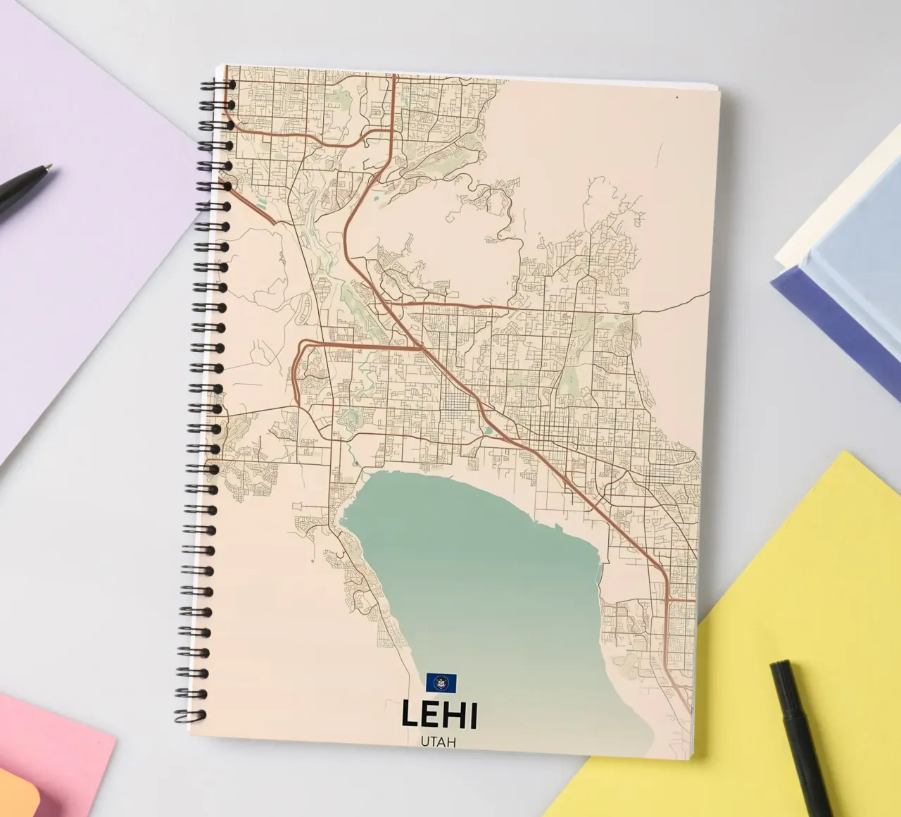 Lehi UT spiral notebook by Jacob W MICKELSON