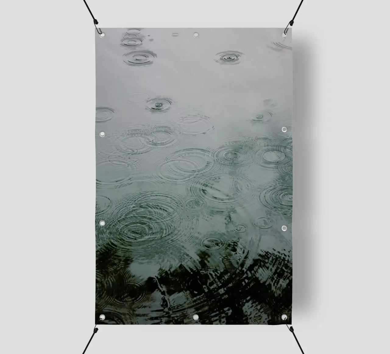 Raindrops under The Tree telo in pvc da Studio Nahili