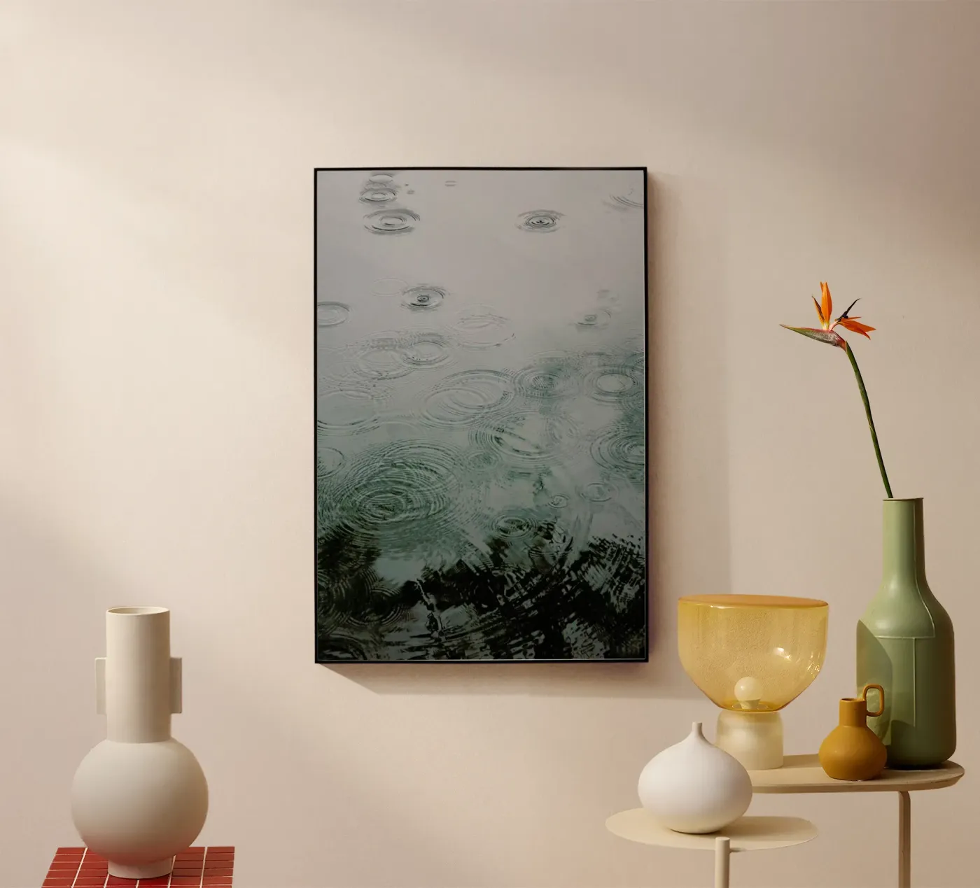 Raindrops under The Tree acrylic glass by Studio Nahili